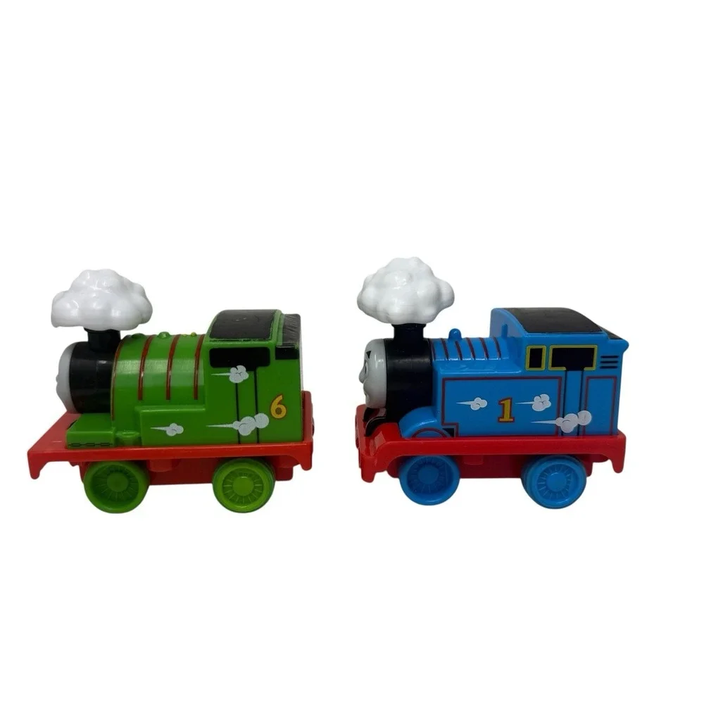 My First Thomas & Friends Percy & Thomas Pullback Puffer Train Fisher Price 18M+